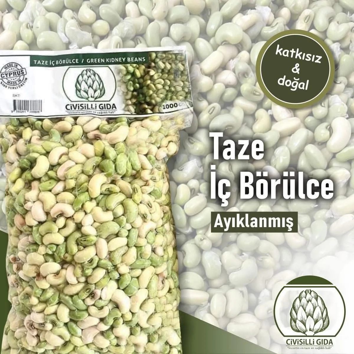 Ayıklanmış Donmuş İç Börülce 450gr