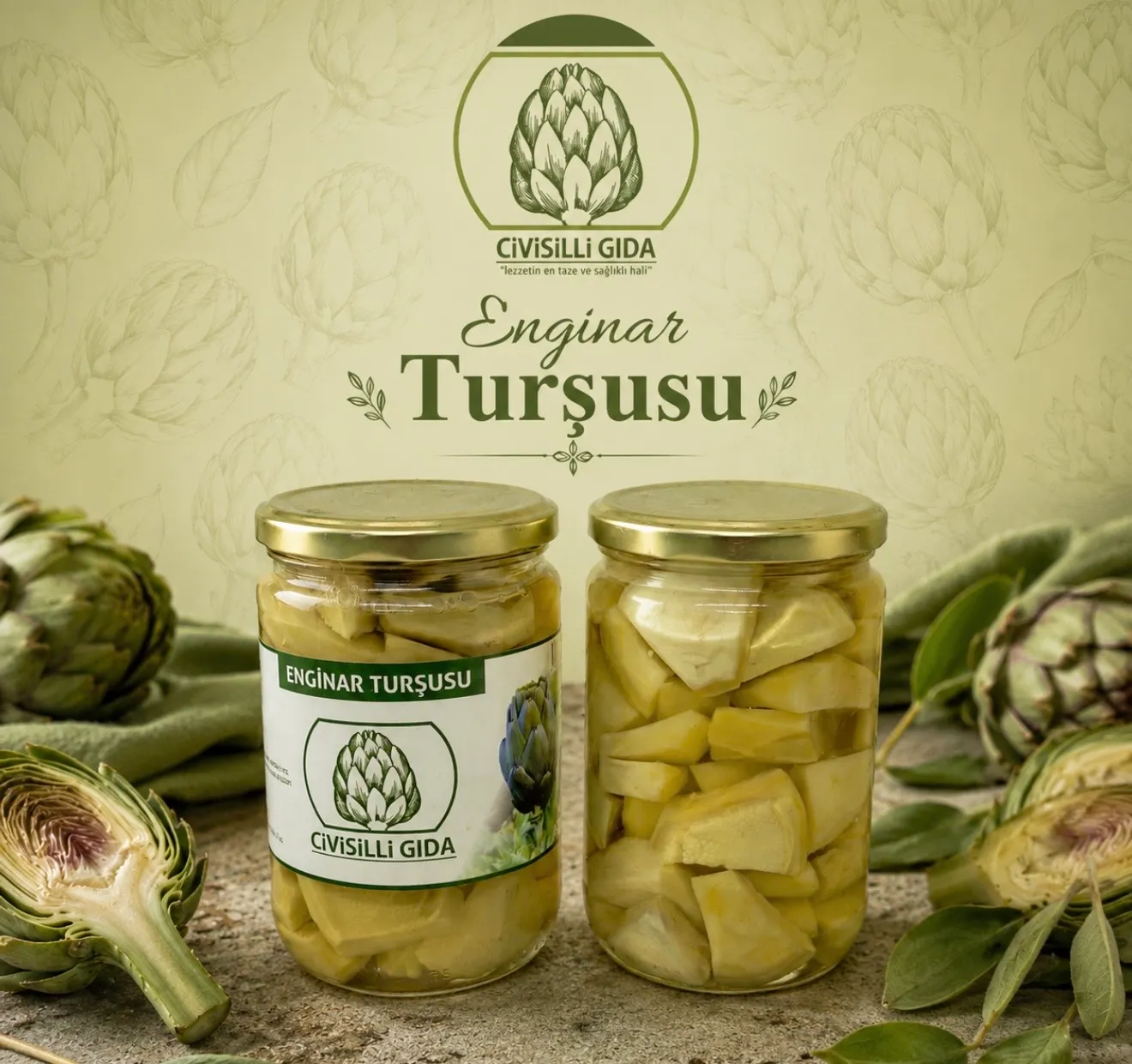 Enginar Turşusu 680 gr