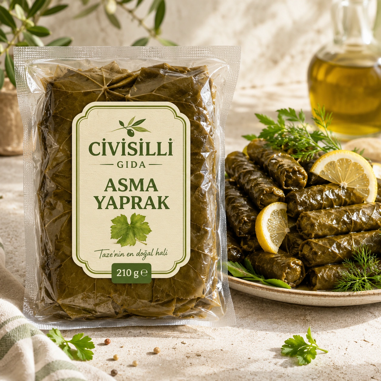 Asma Yaprak Paket 210gr