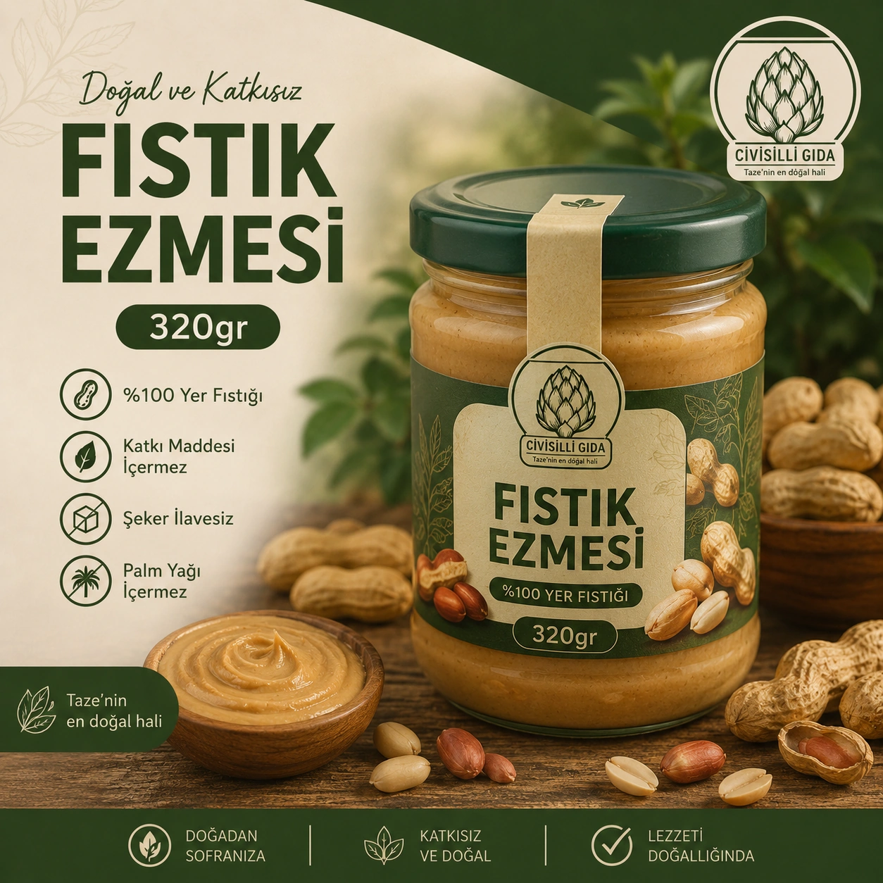 Fıstık Ezmesi 320 gr