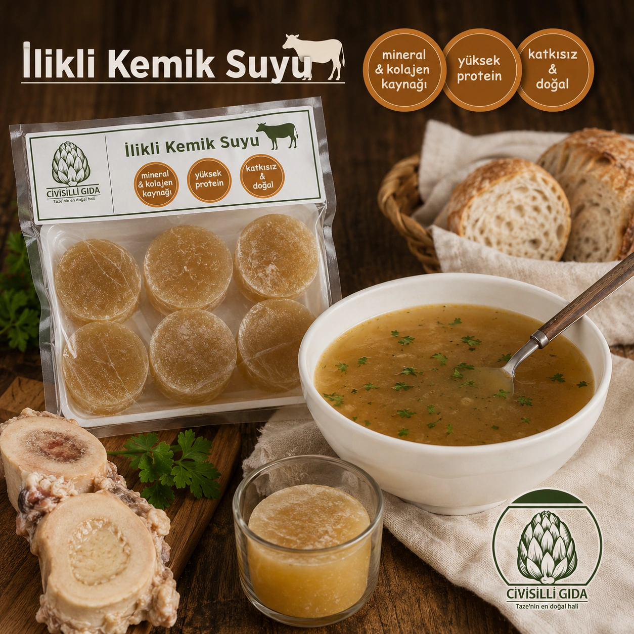 Kemik/Et Suyu 350gr