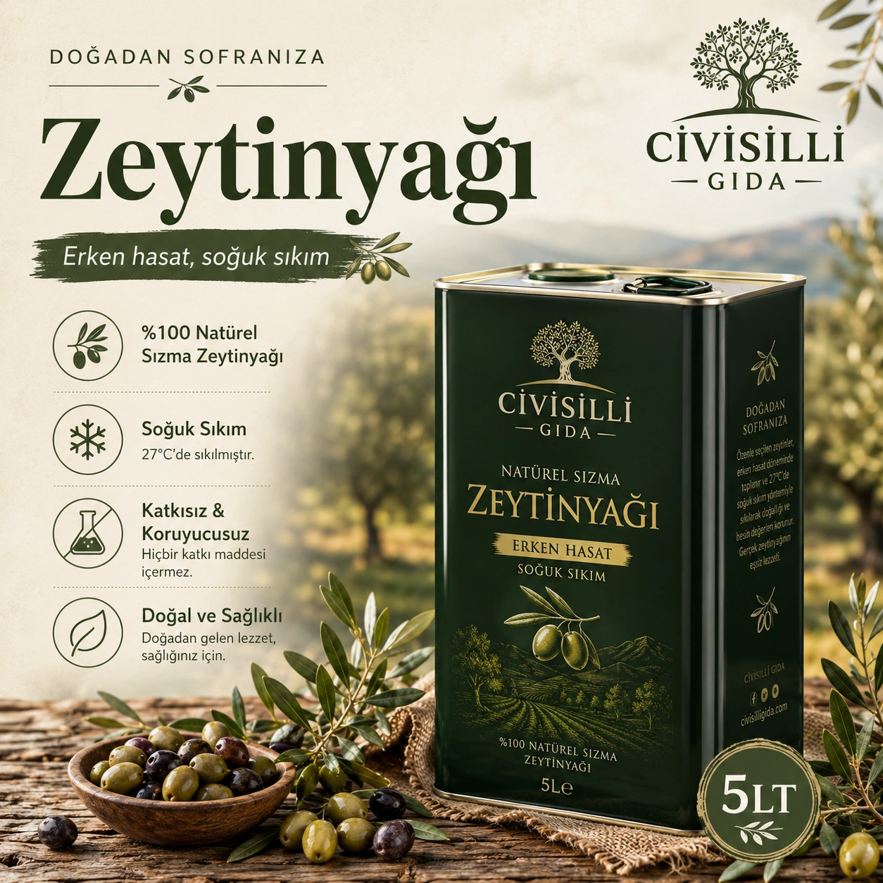 Zeytinyağı 5LT